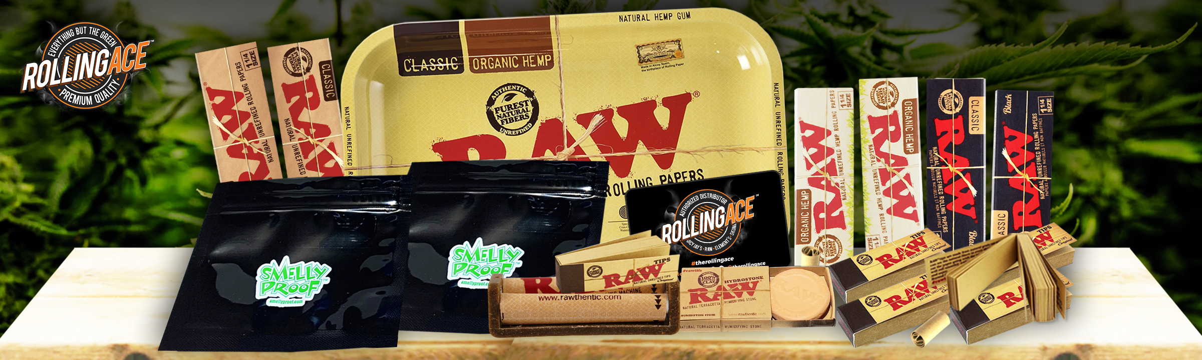 Raw 1 1/4 Taster Rolling Papers Starter Bundle